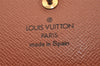 Auth Louis Vuitton Monogram Porte Monnaie Billets Tresor Wallet M61730 LV 0906I