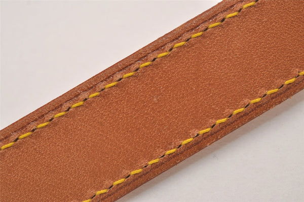 Authentic Louis Vuitton Leather Shoulder Strap Beige 35.8-42.5" LV 0907I