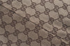 Authentic GUCCI Web Sherry Line Tote Bag GG Canvas Leather 131231 Brown 0907K
