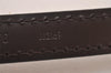 Authentic Louis Vuitton Leather Shoulder Strap Brown 41.3-46.1" LV 0908I