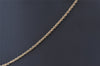Authentic NINA RICCI Vintage Gold Tone Rhinestone Chain Pendant Necklace 0908J
