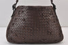 Authentic BOTTEGA VENETA Intrecciato Leather Shoulder Hand Bag Purse Brown 0910K