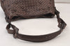 Authentic BOTTEGA VENETA Intrecciato Leather Shoulder Hand Bag Purse Brown 0910K