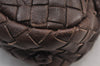 Authentic BOTTEGA VENETA Intrecciato Leather Shoulder Hand Bag Purse Brown 0910K