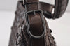 Authentic BOTTEGA VENETA Intrecciato Leather Shoulder Hand Bag Purse Brown 0910K