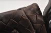 Authentic BOTTEGA VENETA Intrecciato Leather Shoulder Hand Bag Purse Brown 0910K