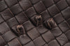 Authentic BOTTEGA VENETA Intrecciato Leather Shoulder Hand Bag Purse Brown 0910K