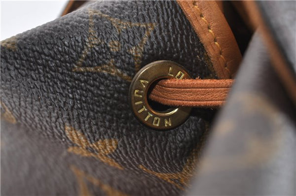 Authentic Louis Vuitton Monogram Montsouris MM Backpack M51136 LV 0913G