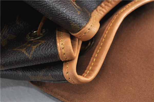 Authentic Louis Vuitton Monogram Montsouris MM Backpack M51136 LV 0913G