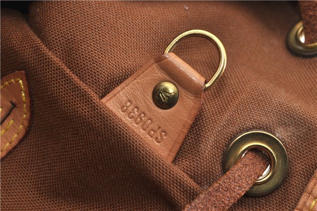 Authentic Louis Vuitton Monogram Montsouris MM Backpack M51136 LV 0913G