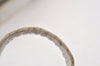 Authentic CELINE Macadam Blason Shoulder Cross Body Bag Leather White 0914K