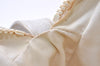 Authentic CELINE Macadam Blason Shoulder Cross Body Bag Leather White 0914K
