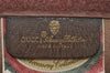 Authentic GUCCI Web Sherry Line Clutch Hand Bag Purse GG PVC Leather Brown 0915I
