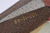Authentic GUCCI Web Sherry Line Clutch Hand Bag Purse GG PVC Leather Brown 0915I