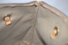 Authentic GUCCI Vintage Micro GG PVC Leather Shoulder Tote Bag Brown 0915J