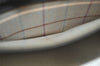 Authentic Burberrys Vintage Leather Clutch Hand Bag Purse Black 0915K