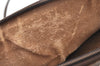 Authentic GUCCI Web Sherry Line Shoulder Cross Bag GG PVC Leather Brown 0916I