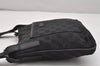 Authentic GUCCI Shoulder Cross Body Bag GG Canvas Leather 122798 Black 0916K