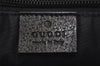 Authentic GUCCI Shoulder Cross Body Bag GG Canvas Leather 122798 Black 0916K