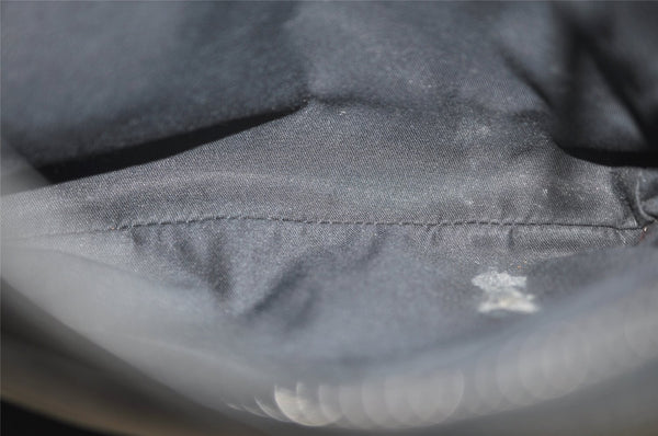 Authentic GUCCI Shoulder Cross Body Bag GG Canvas Leather 122798 Black 0916K