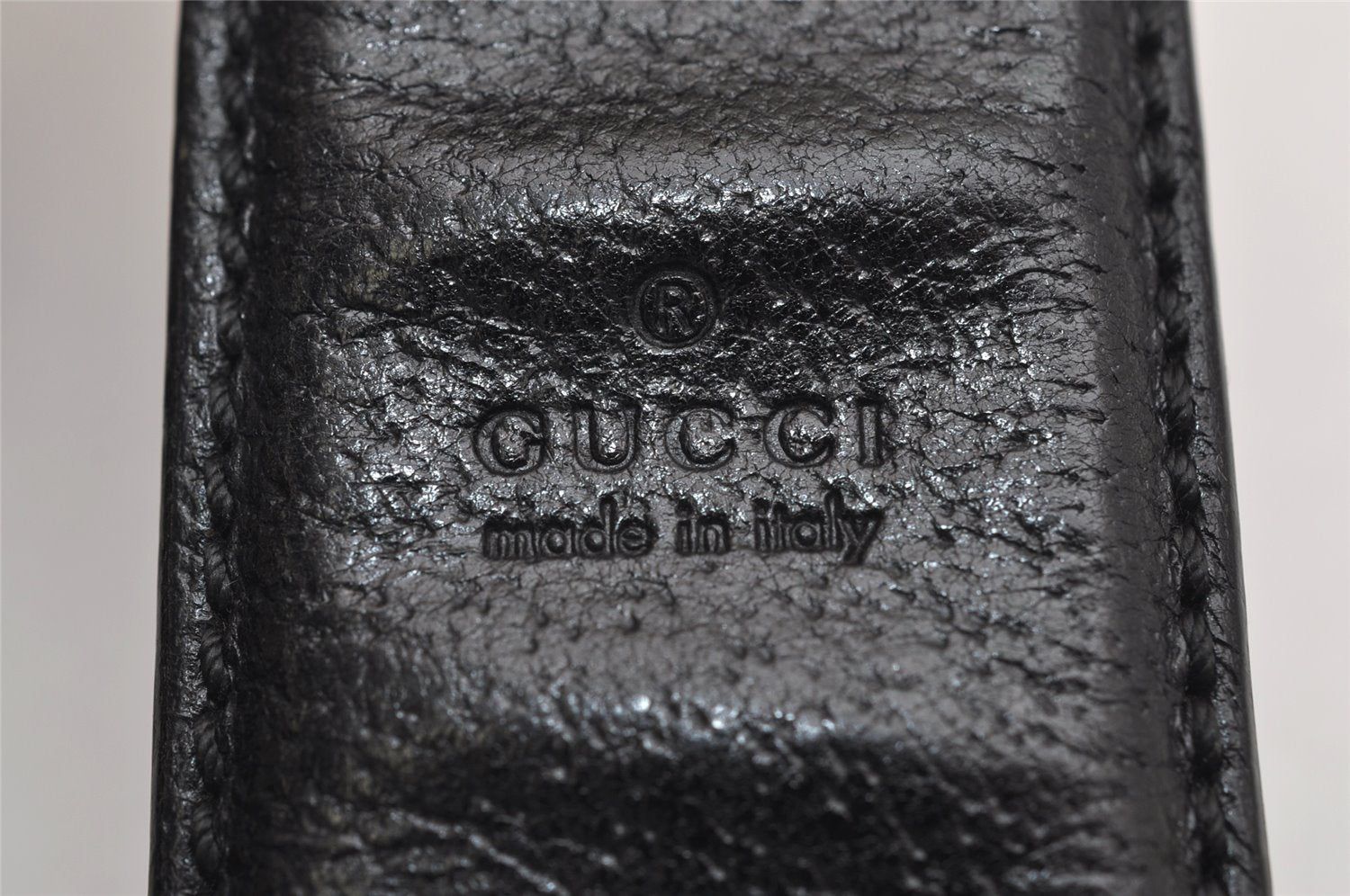 Authentic GUCCI Shoulder Cross Body Bag GG Canvas Leather 122798 Black 0916K