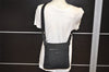 Authentic GUCCI Shoulder Cross Body Bag GG Canvas Leather 122798 Black 0916K