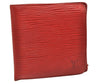 Authentic Louis Vuitton Epi Portefeuille Marco Bifold Wallet Red M63547 LV 0917J