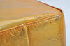 Authentic Louis Vuitton Vernis Columbus Tote Bag Yellow M91028 Junk 0917K