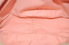 Authentic GUCCI Abbey Shoulder Tote Bag GG Canvas Leather 130736 Pink 0918I