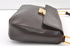 Authentic GIVENCHY Vintage Leather Shoulder Bag Purse Brown 0918K