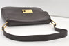 Authentic GIVENCHY Vintage Leather Shoulder Bag Purse Brown 0918K