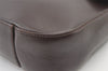 Authentic GIVENCHY Vintage Leather Shoulder Bag Purse Brown 0918K