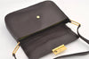 Authentic GIVENCHY Vintage Leather Shoulder Bag Purse Brown 0918K