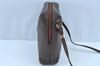 Authentic GUCCI Vintage Shoulder Cross Body Bag Purse Leather Brown 0920I