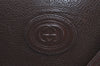 Authentic GUCCI Vintage Shoulder Cross Body Bag Purse Leather Brown 0920I