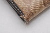 Authentic GUCCI GG Crystal Long Wallet Purse GG PVC Leather 231841 Brown 0920J