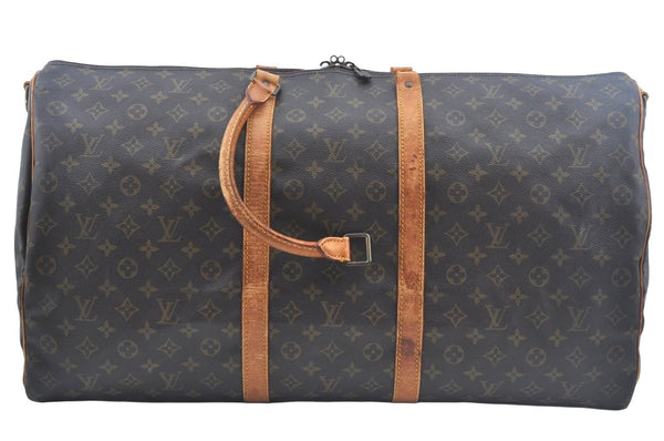 Auth Louis Vuitton Monogram Keepall Bandouliere 60 M41412 Boston Bag Junk 0920K