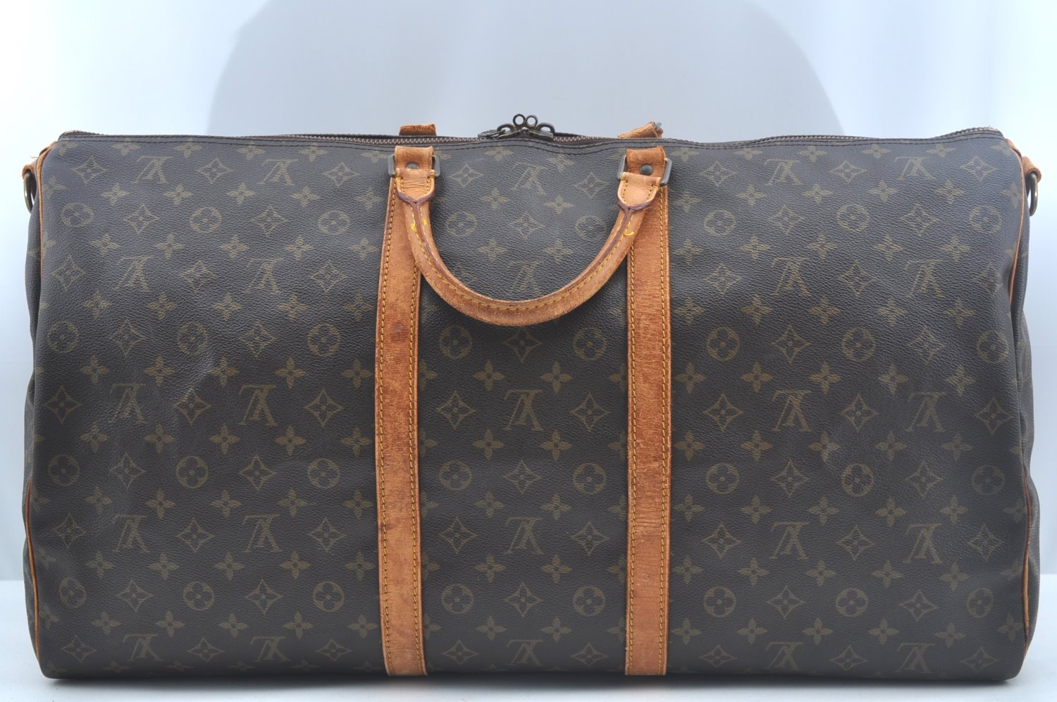 Auth Louis Vuitton Monogram Keepall Bandouliere 60 M41412 Boston Bag Junk 0920K