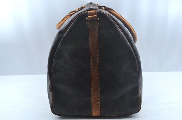 Auth Louis Vuitton Monogram Keepall Bandouliere 60 M41412 Boston Bag Junk 0920K