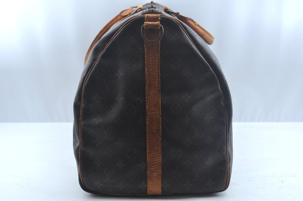 Auth Louis Vuitton Monogram Keepall Bandouliere 60 M41412 Boston Bag Junk 0920K