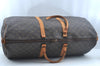 Auth Louis Vuitton Monogram Keepall Bandouliere 60 M41412 Boston Bag Junk 0920K