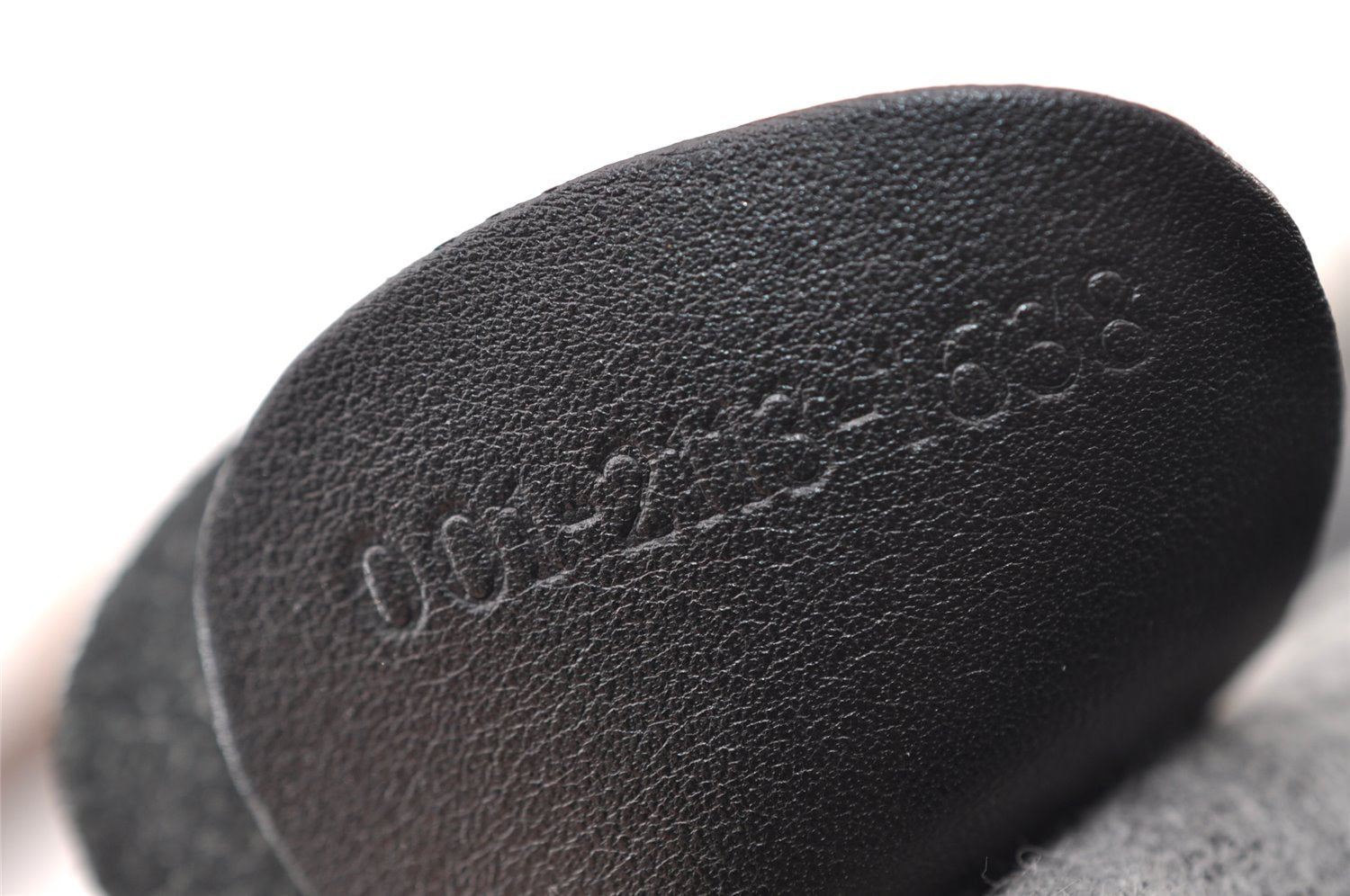 Authentic GUCCI Vintage Bamboo Shoulder Hand Bag Purse Leather Black 0921I