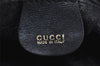 Authentic GUCCI Vintage Bamboo 2Way Shoulder Hand Bag Leather Black Junk 0922K