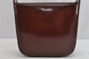 Authentic GUCCI Vintage Shoulder Hand Bag Purse Enamel Brown Junk 0923K