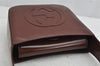 Authentic GUCCI Vintage Shoulder Hand Bag Purse Enamel Brown Junk 0923K