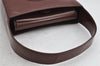 Authentic GUCCI Vintage Shoulder Hand Bag Purse Enamel Brown Junk 0923K