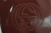 Authentic GUCCI Vintage Shoulder Hand Bag Purse Enamel Brown Junk 0923K