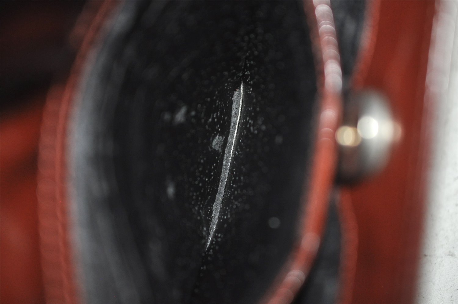 Authentic GUCCI Vintage Shoulder Hand Bag Purse Enamel Brown Junk 0923K