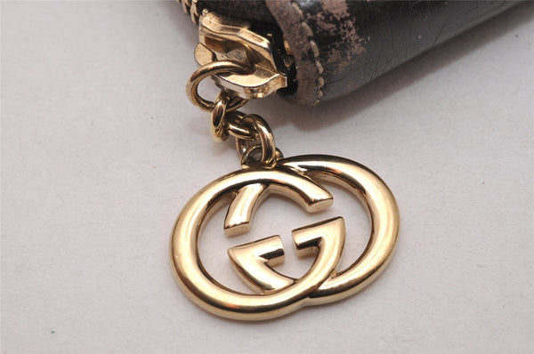 Authentic GUCCI Guccissima GG Leather Long Wallet Purse 212110 Brown 0924J