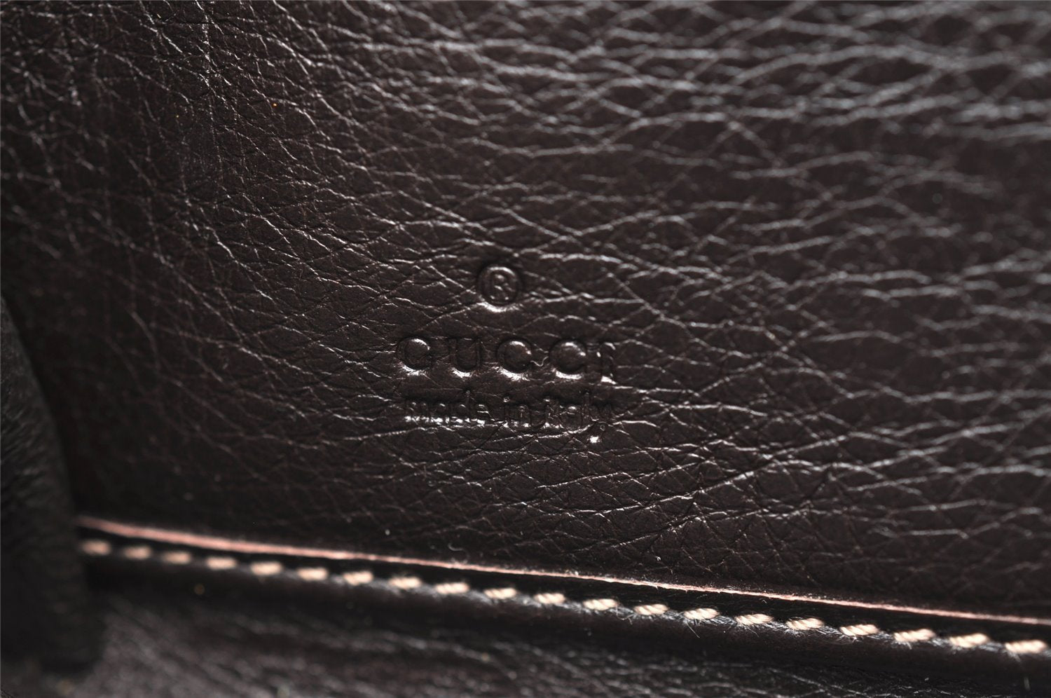 Authentic GUCCI Guccissima GG Leather Long Wallet Purse 212110 Brown 0924J